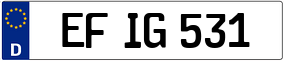 Truck License Plate